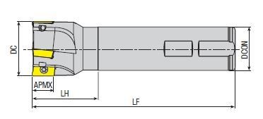 FRESA INDEXABLE