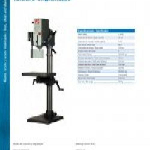 TALADRO DE COLUMNA ENGRANAJES MG