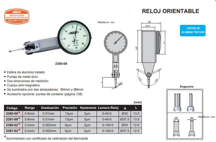 PULPITAS RELOJ ORIENTABLE